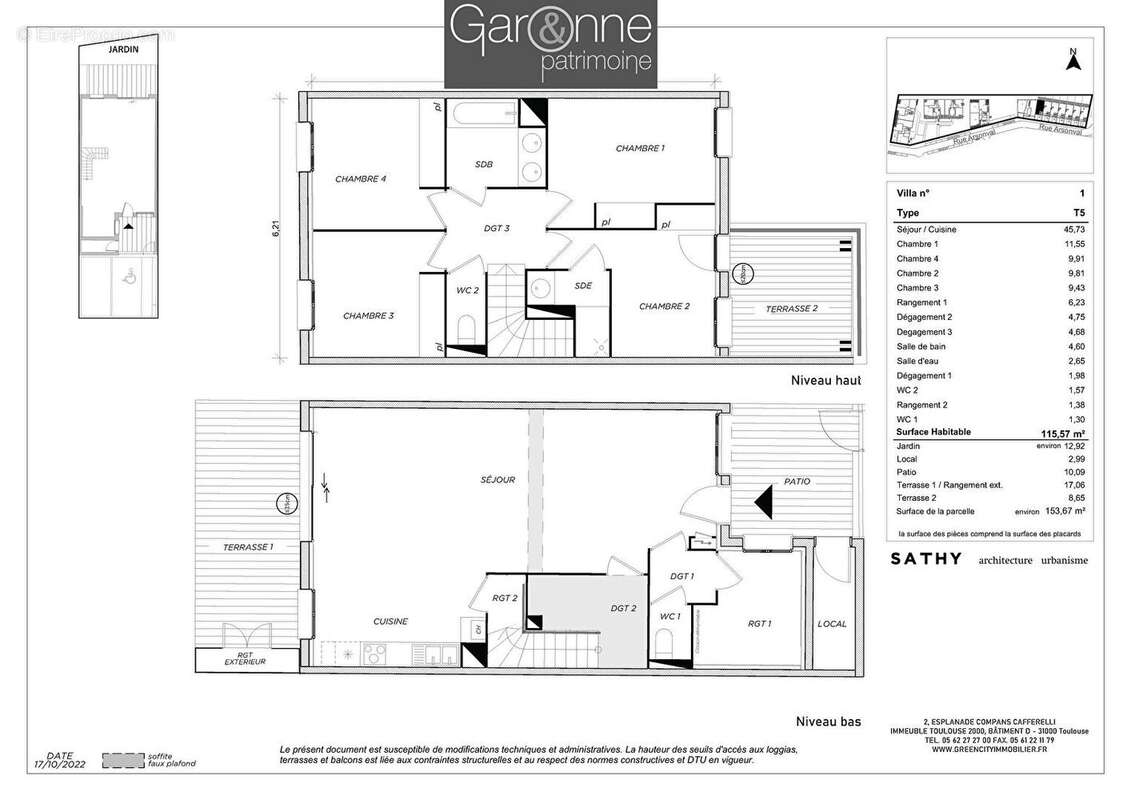 Villa duplex T5 quartier Borderouge/La vache - photo 5