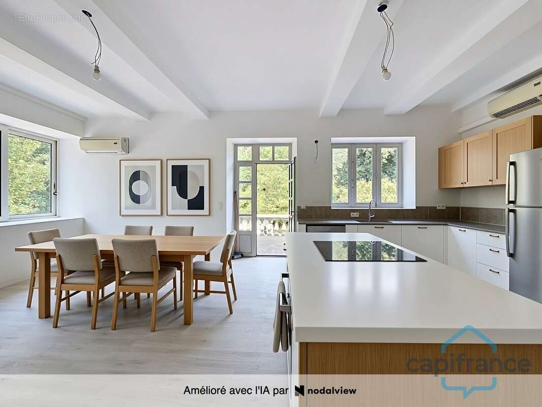 Maison à vendre avec 1 T4 de 80 m2 + 2 T2 de 36 m2 SAINT JEAN DU GARD (30)terrain environ 10719 m2 - photo 9