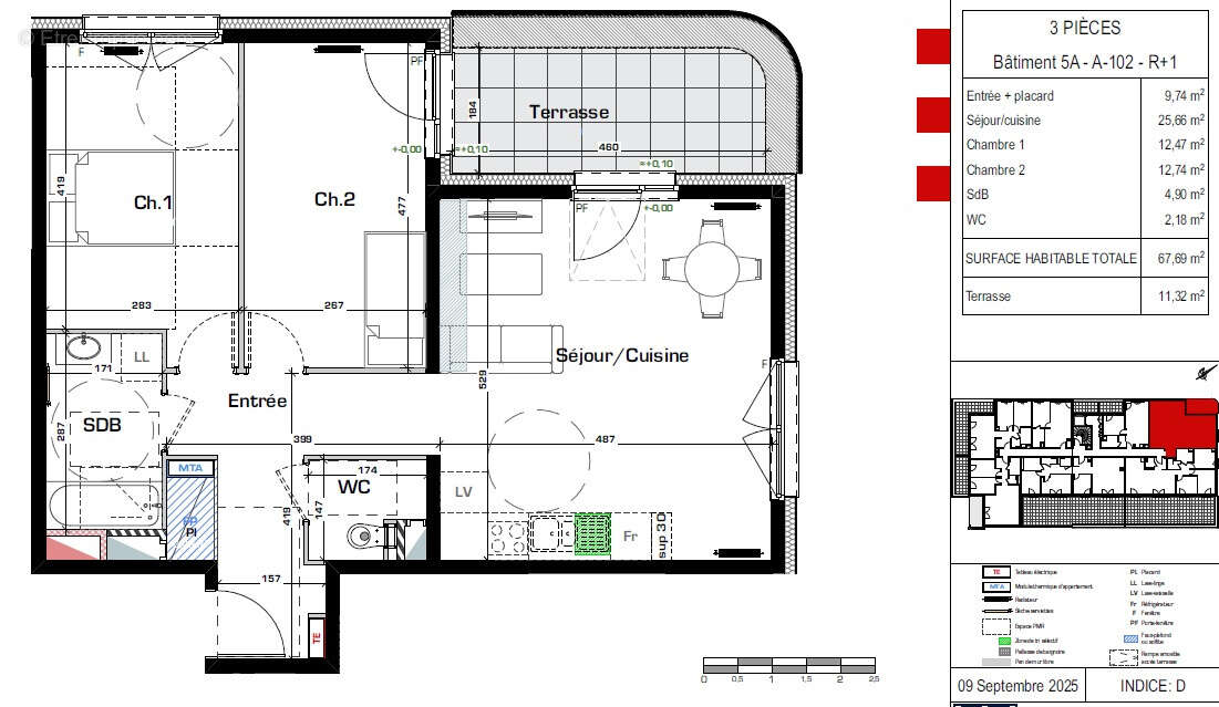 Appartement à MONTIGNY-LES-METZ