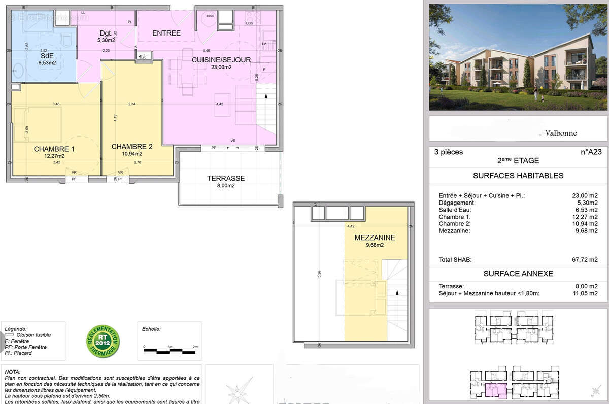 Appartement à VALBONNE