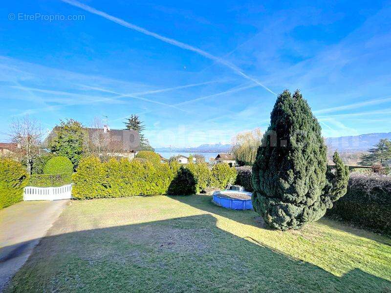 lac_leman_vu_maison_plage_excenevex_lotissement_calme_maison_individuelle_agence_immobilière_acheter_une_maison - Maison à EXCENEVEX