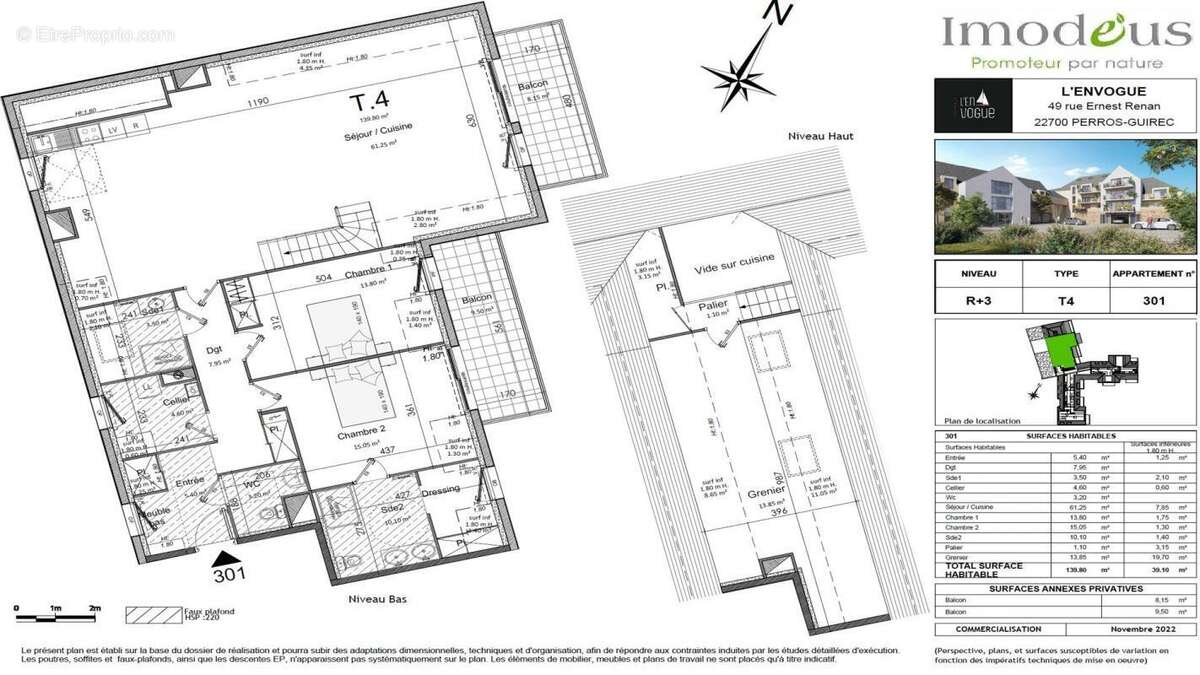 Appartement à PERROS-GUIREC