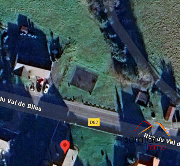 vue maps - Terrain à BLIES-EBERSING