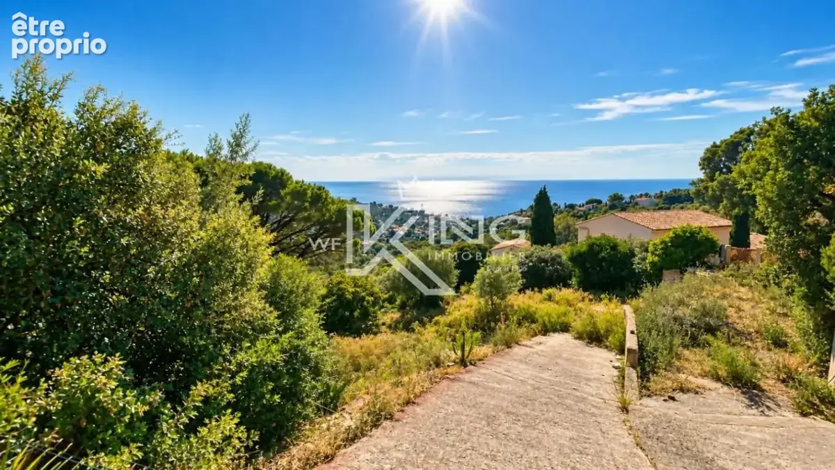 Les issambres – terrain constructible de 1 914 m² avec superbe vue mer - photo 2