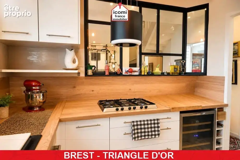 Finistere - brest (29200) - a vendre - appartement duplex de 110 m²- 3 chambres - cave - ascenseur - dalle beton - chauffage ind - photo 2