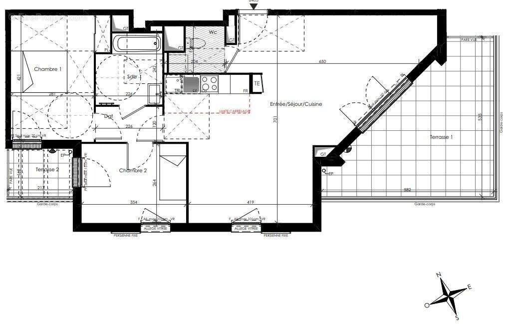 Appartement à MAUREPAS