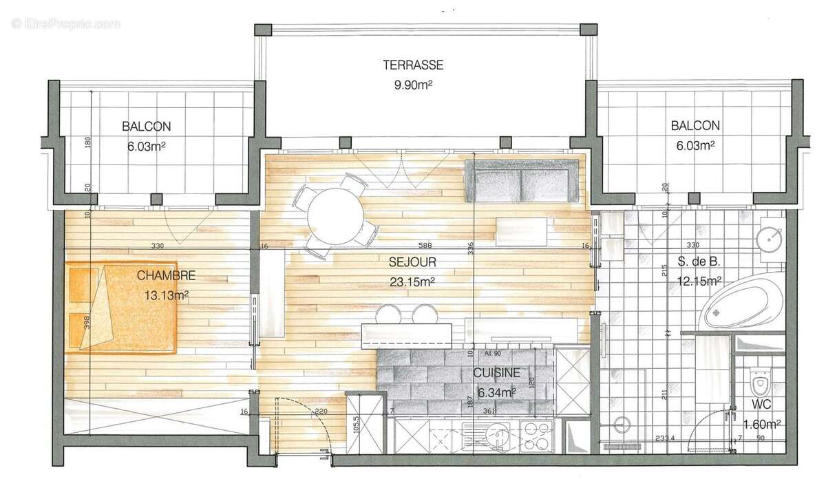 Appartement à ZOUFFTGEN