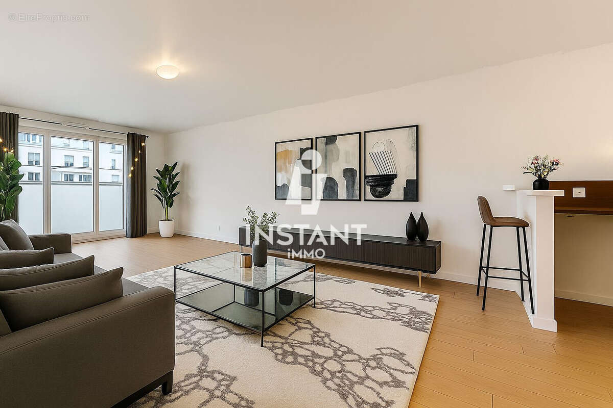 Salon IA - Appartement à ASNIERES-SUR-SEINE