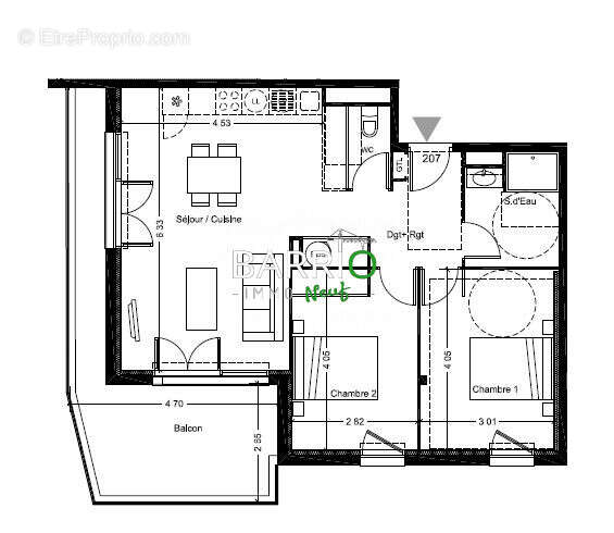 Appartement à SAINT-CYPRIEN