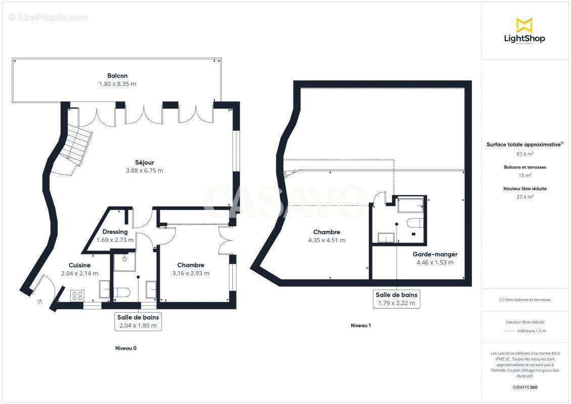 Appartement à ROQUEBRUNE-CAP-MARTIN