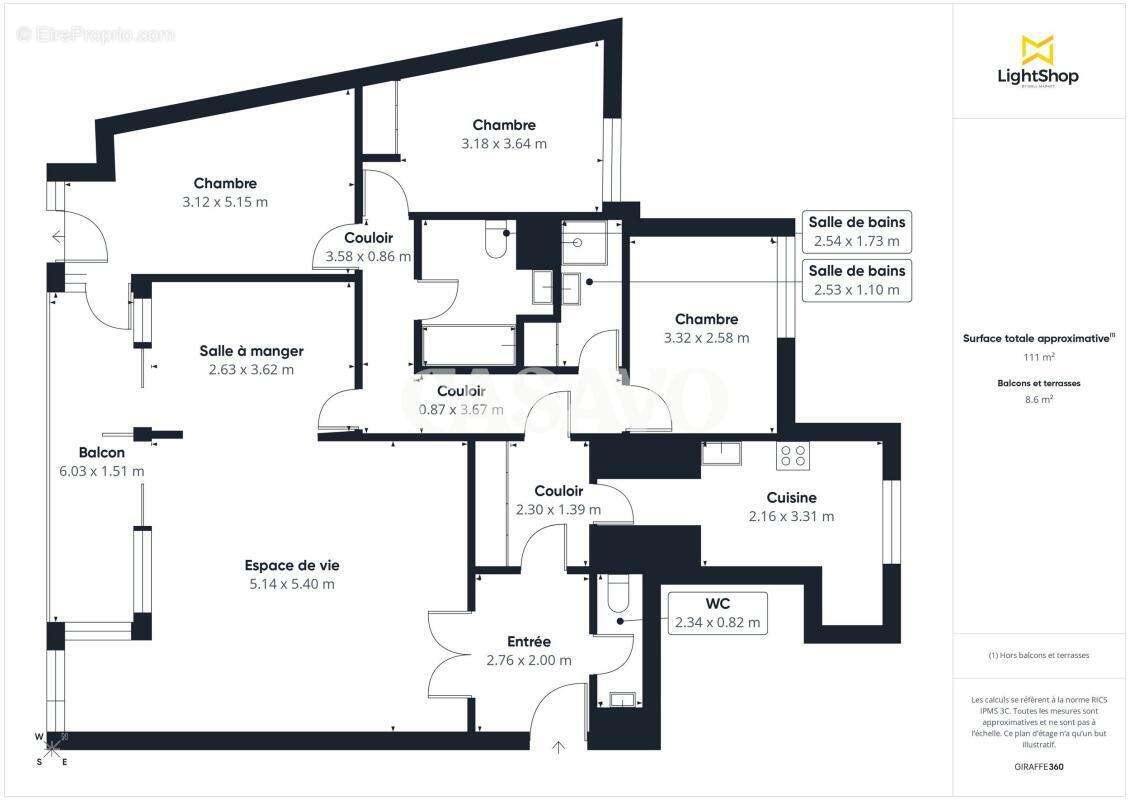 Appartement à NEUILLY-SUR-SEINE