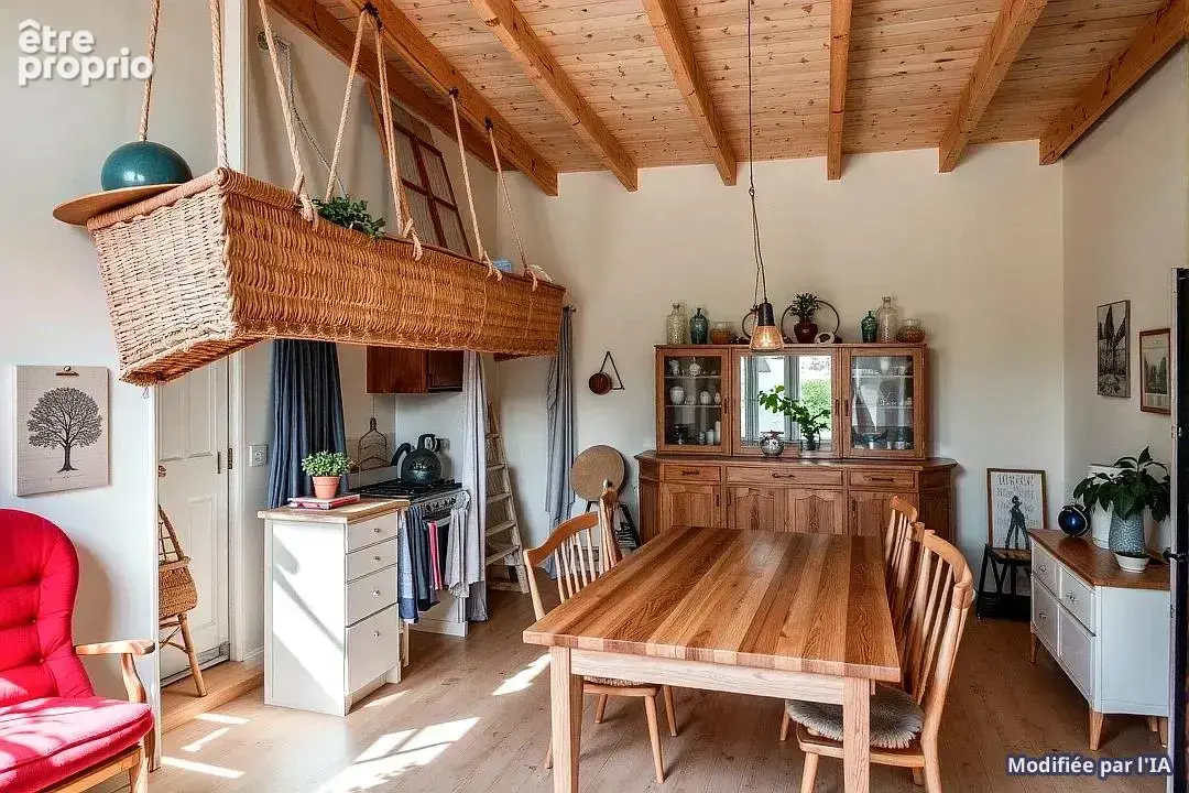Maison 93 m² à Caouennec-Lanvezeac  - photo 7