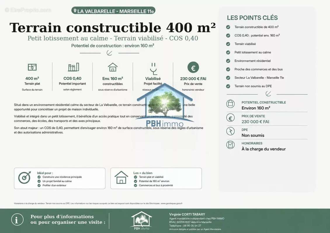 Terrain à MARSEILLE-11E