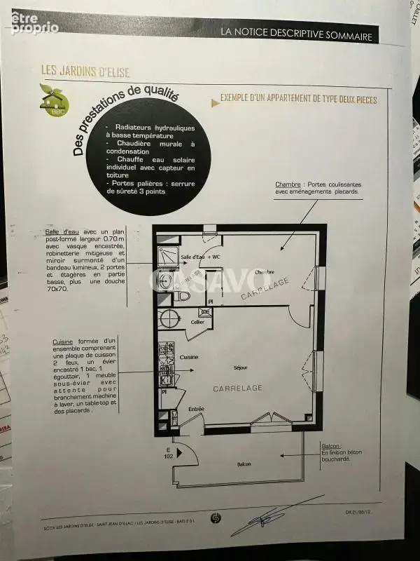 Vente Appartement 2 pièces de 40m² - 33127 Saint-Jean-d'Illac - photo 7