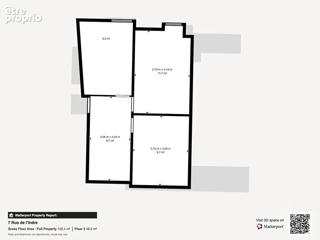 Centre ville de CHÂTEAUROUX Maison de 73m2 habitables Deux chambres Garage - photo 9