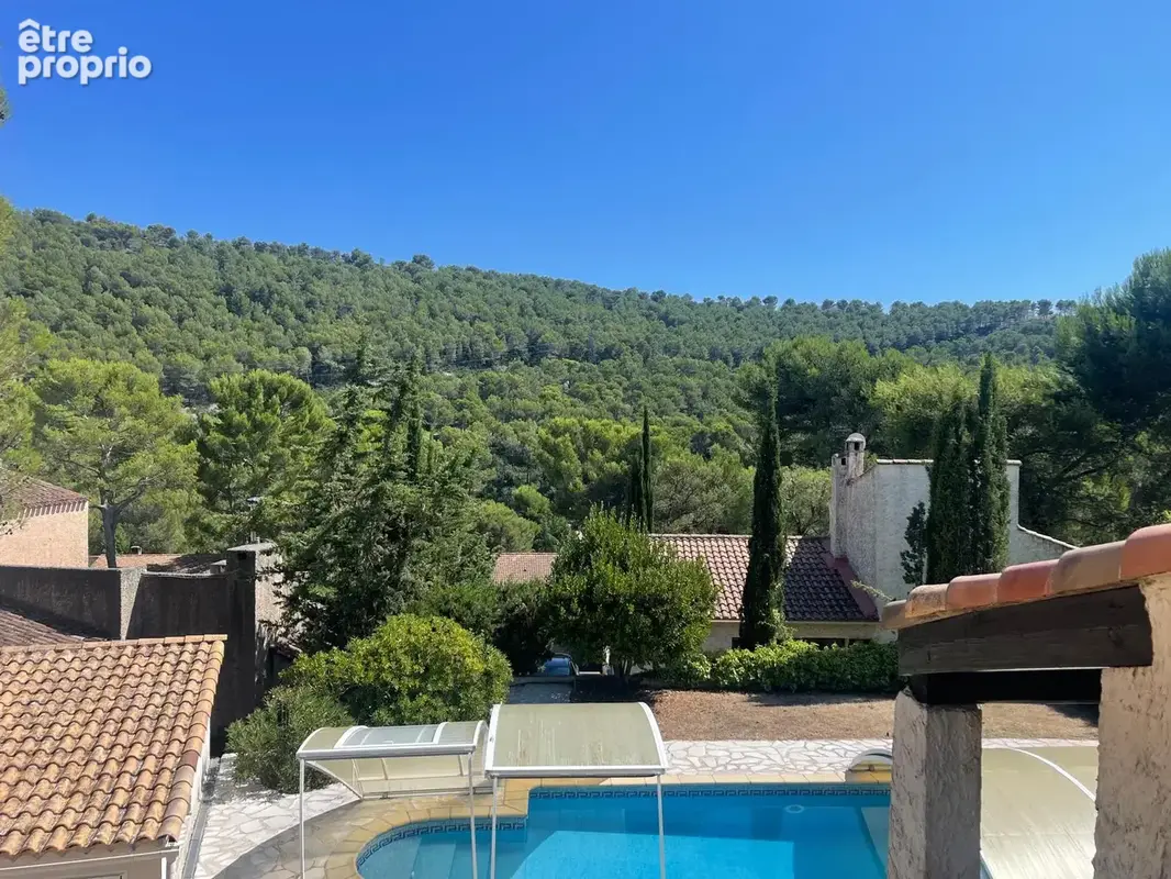 13470 carnoux en provence villa f6+ f2 + double garages 2 caves - piscine cuisine ete - photo 3