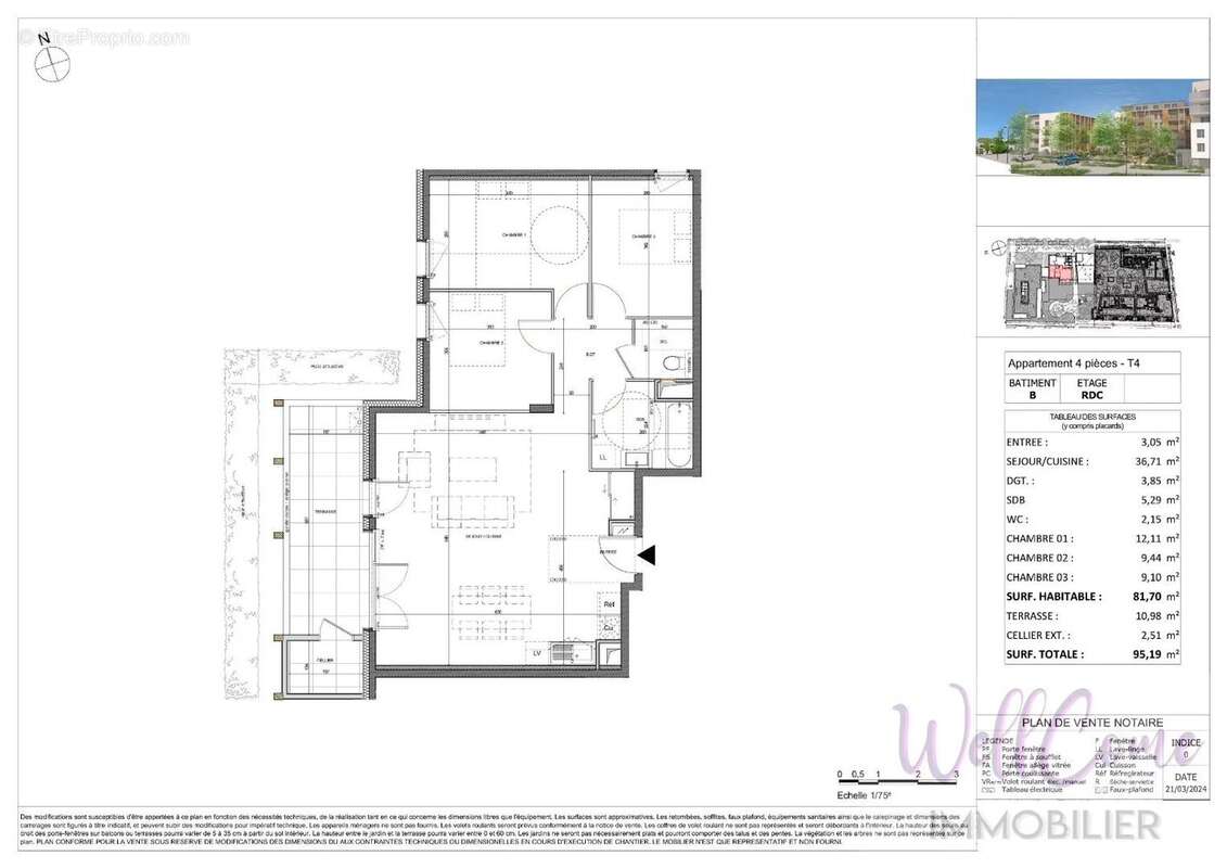 Appartement neuf T4 81m² côté Est à Annecy secteur Cran-Gevier ! - photo 11