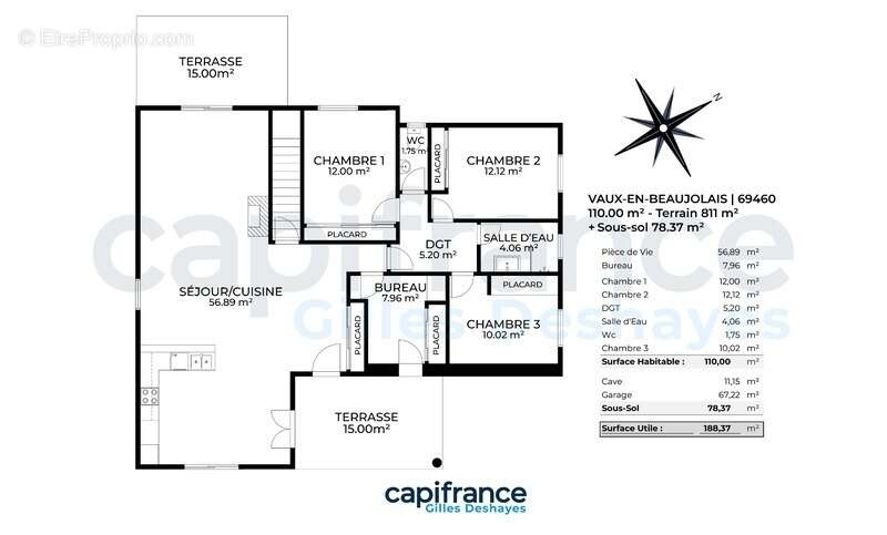 Maison à VAUX-EN-BEAUJOLAIS