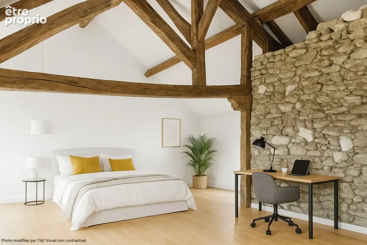 Maison de caractère de 99 m² avec cour + grenier aménageable - photo 2