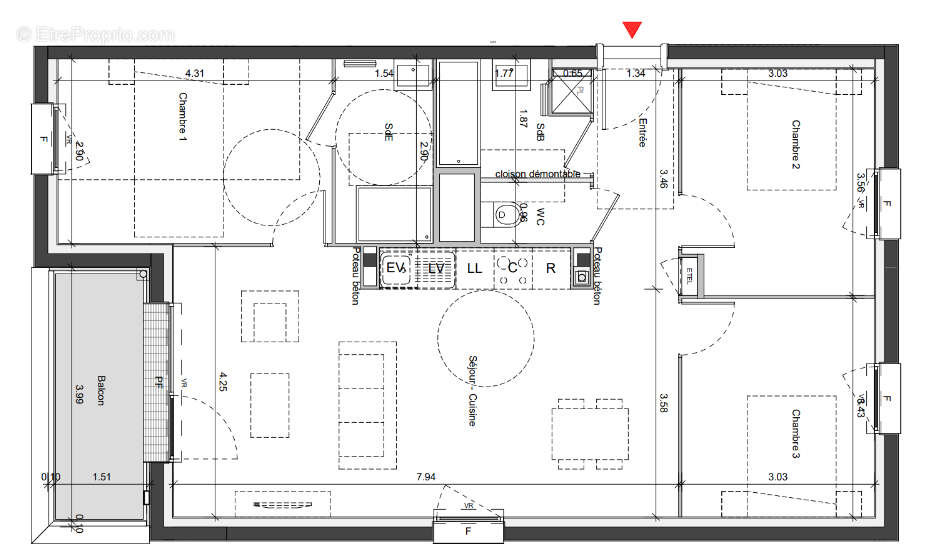 Appartement à CAEN