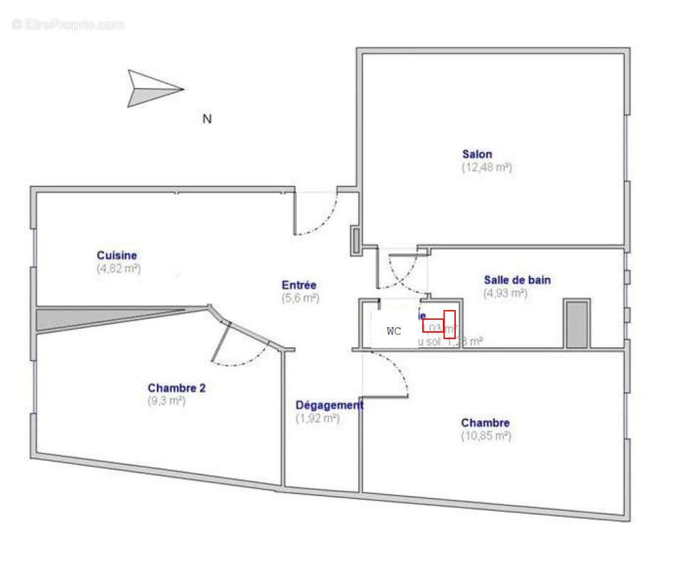 Appartement à AUBERVILLIERS