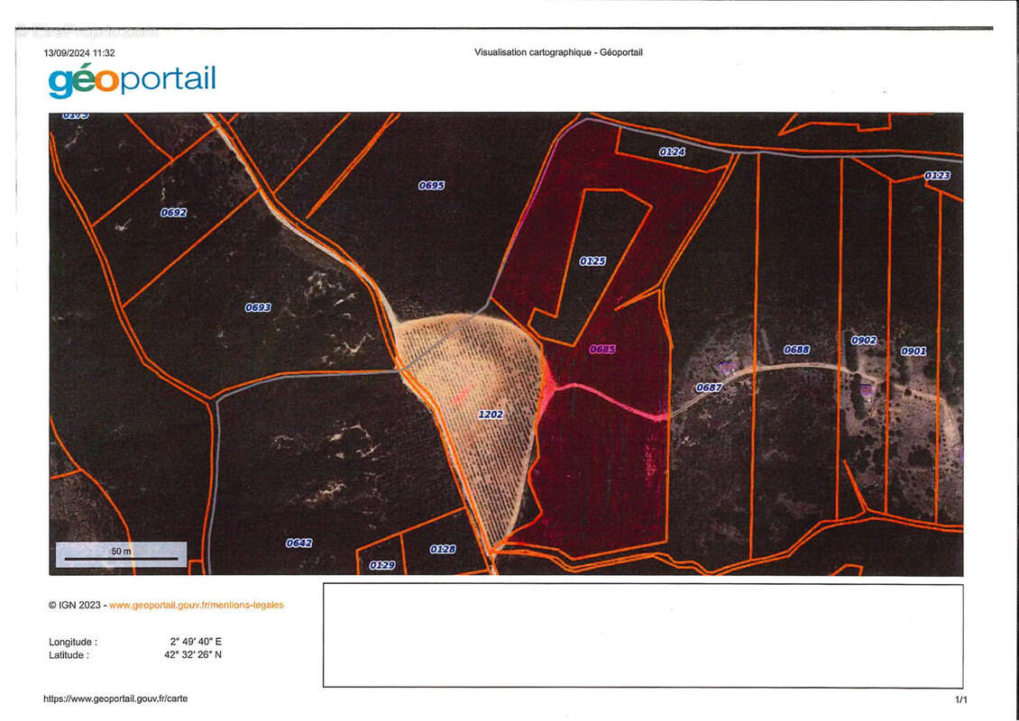 Terrain à LE BOULOU
