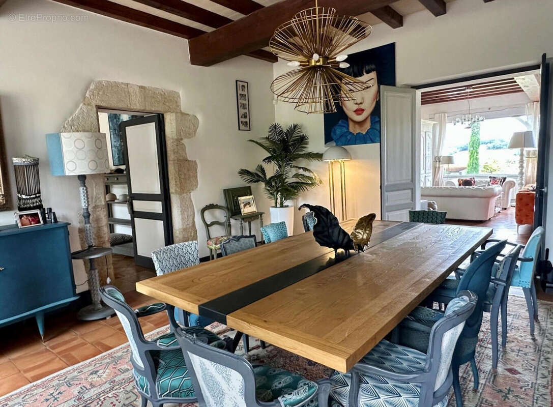 salle à manger - Maison à CONDOM