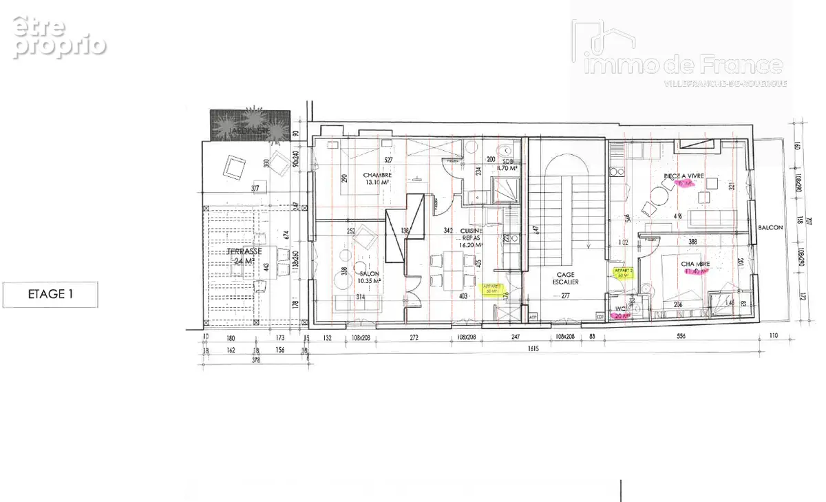 Immeuble de 280 m² avec local commercial et caves - photo 8