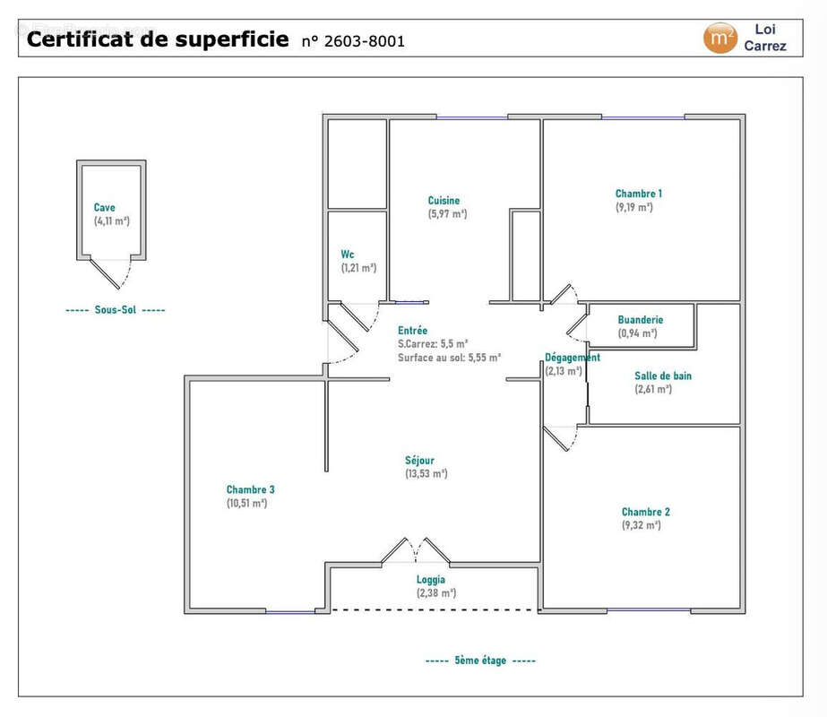 Appartement à SAINTE-FOY-LES-LYON