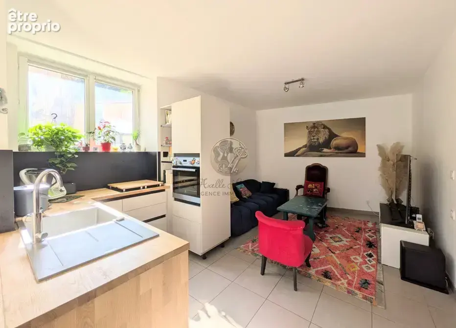Appartement rénové avec terrasse, grande cour privative et stationnement à Sainte-Foy-lès-Lyon - photo 3