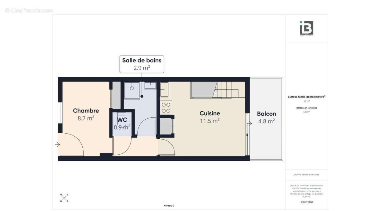 Appartement à CARQUEIRANNE