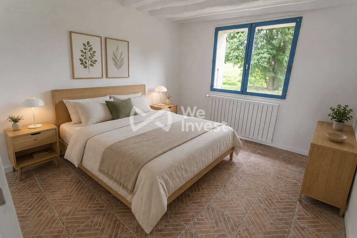 chambre rdc - Maison à SAINT-SOUPPLETS