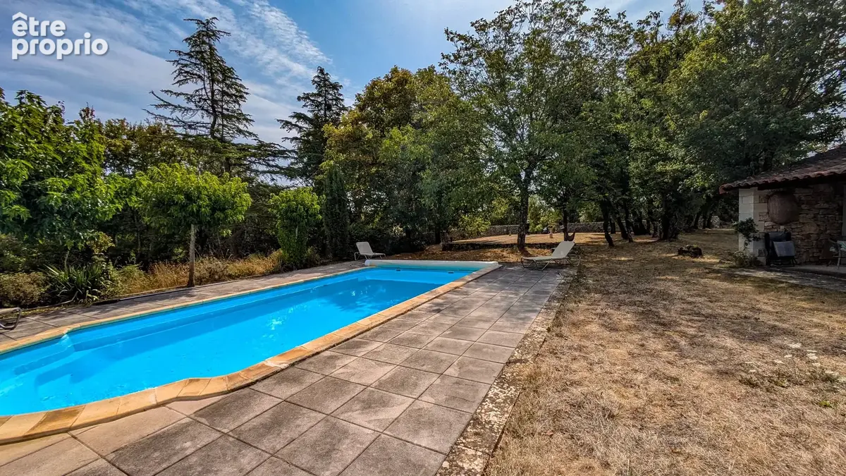 Maison en pierre à vendre près de Livernon, avec piscine, court de tennis et annexe pour invités - photo 14