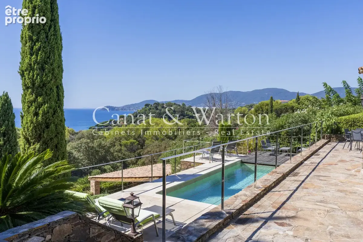 Proche de la plage de gigaro: villa avec piscine & vue mer panoramique - photo 5