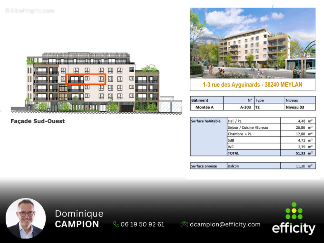 Appartement à MEYLAN