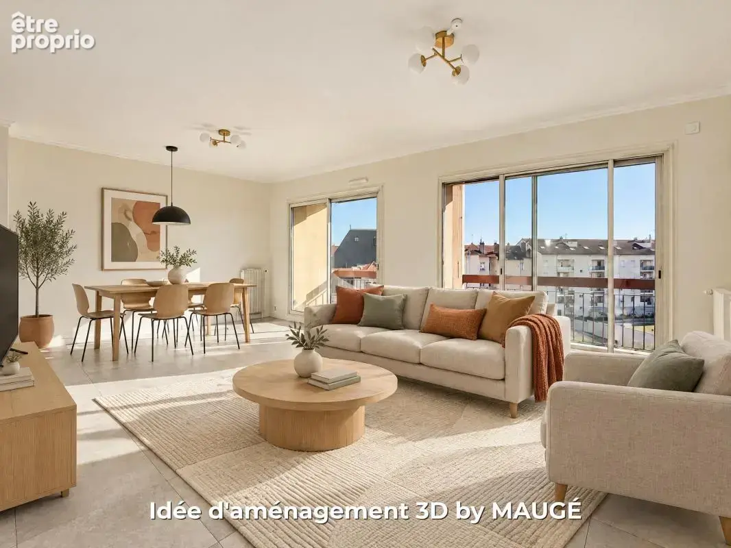 Appartement - 2 Chambres - 2 Balcons - Place de Parking en sous sol - Cave - Jolie vue dégagée - Proche toutes commodités - photo 6