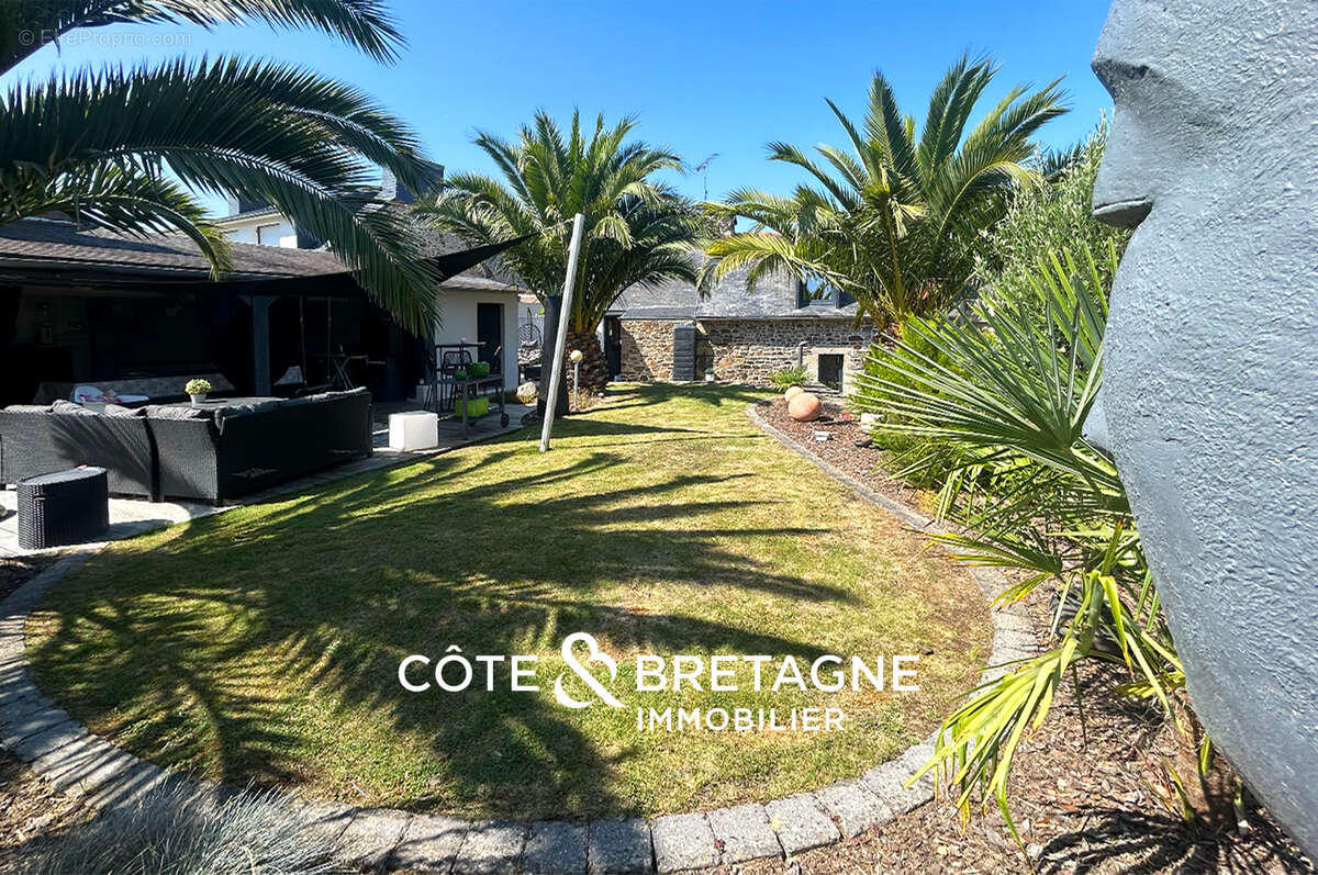 Maison de charme à binic en pierre proche des plages à pied avec jardin et dépendances  réf : 202626 - photo 8