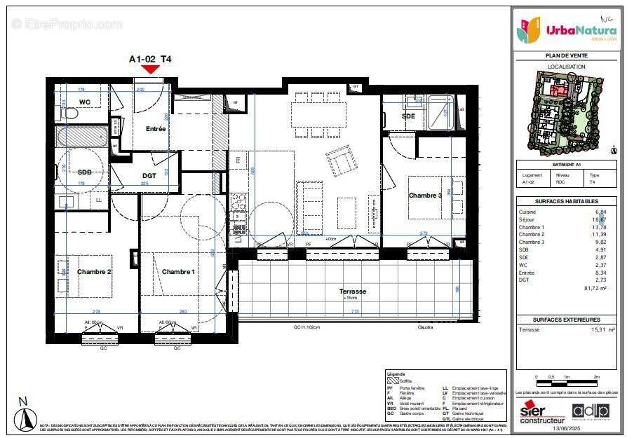 Appartement à BRON