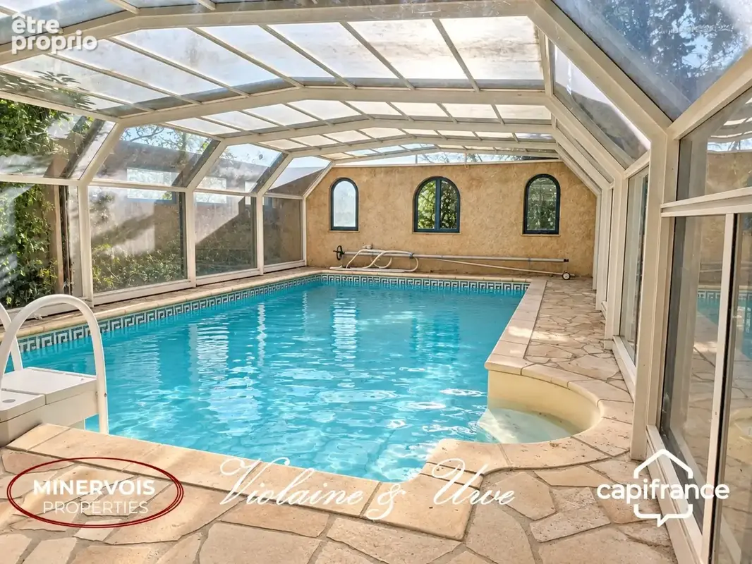 Azille – maison de 184 m² au milieu des vignes avec piscine et panneaux solaires - photo 14