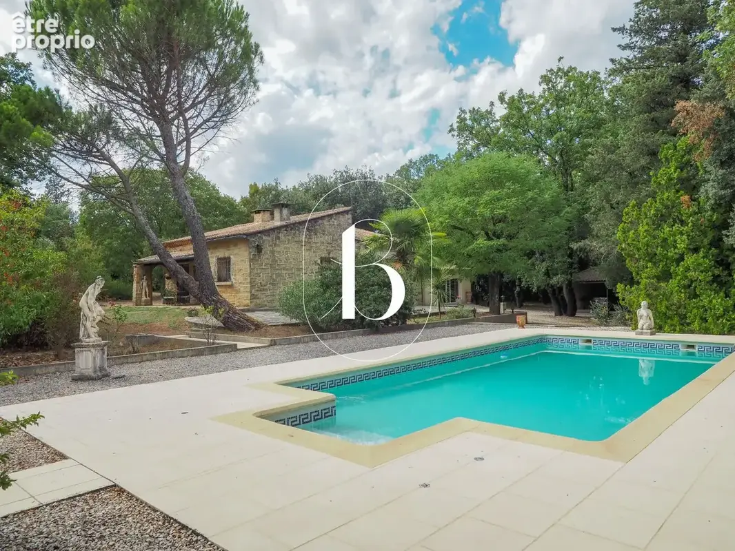 Méjannes-le-Clap  Propriété sur 9 000 m² de terrain arboré avec piscine - photo 33