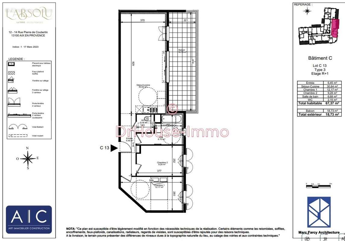 Appartement à AIX-EN-PROVENCE