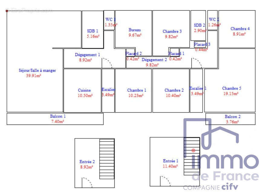 Maison à LA TOUR-EN-JAREZ