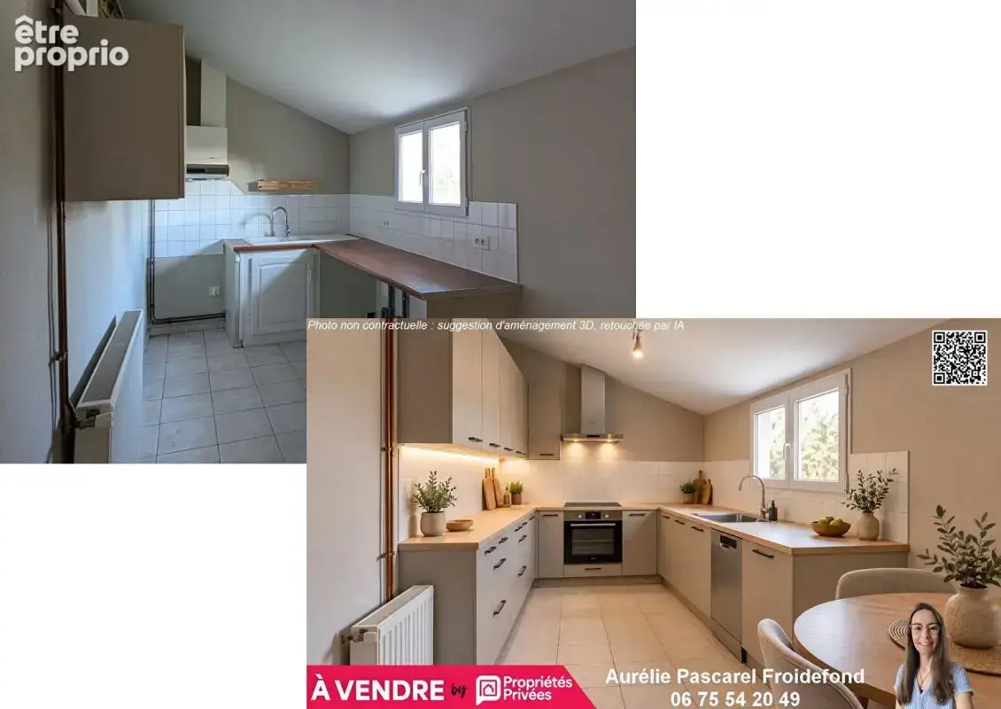 169 900 Euros - Exclusivité // Maison de village en pierre de pays de 90m² avec dépendances et Jardin -  à 10 min Brive - Malemo - photo 4