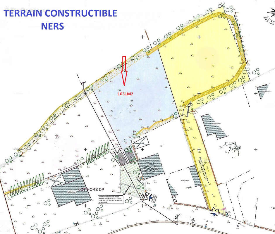 Beau terrain constructible dominant 1031m2 - Axe Nimes - Ales - photo 6