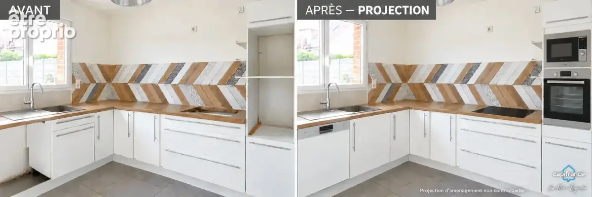 Coutiches (59310) – Pavillon individuel 3 chambres, garage et jardin plein sud - photo 5