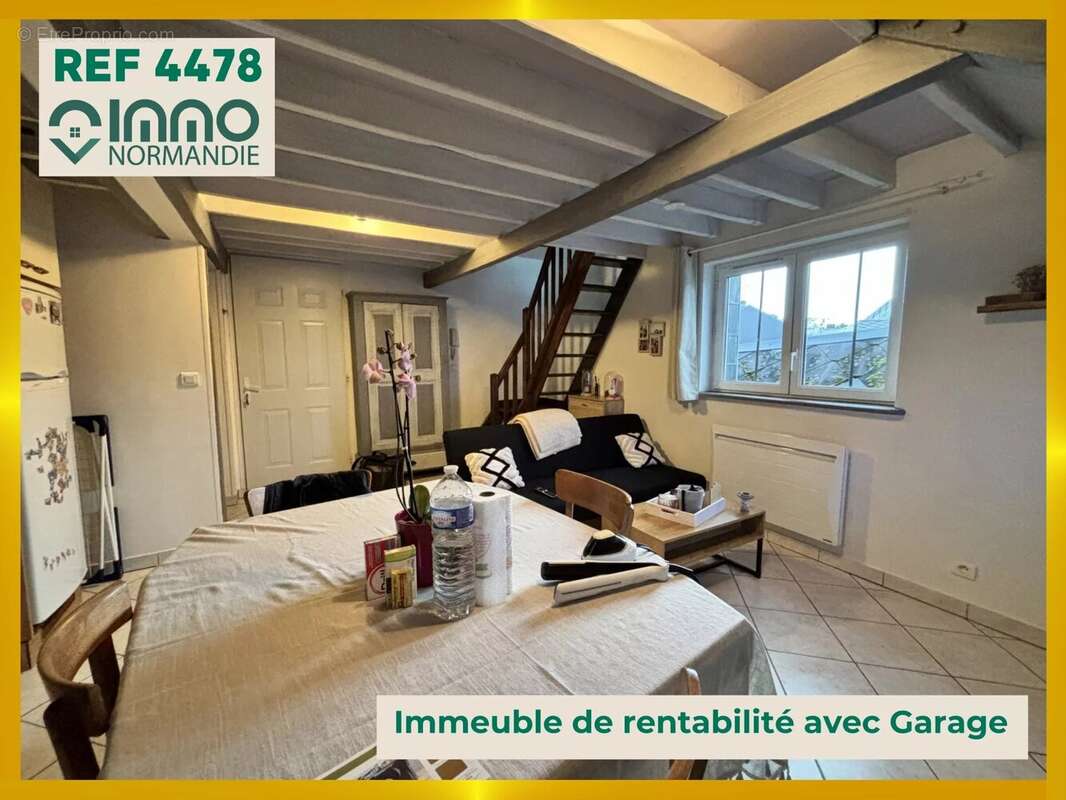 Immeuble de rentabilité avec Garage - Bernay CENTRE - 3 voire 4 F2 - photo 2