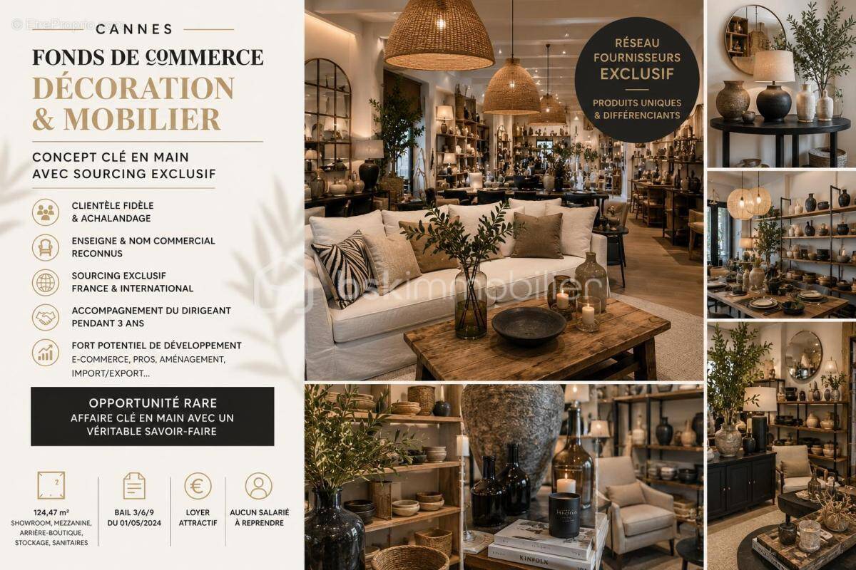 Commerce à CANNES