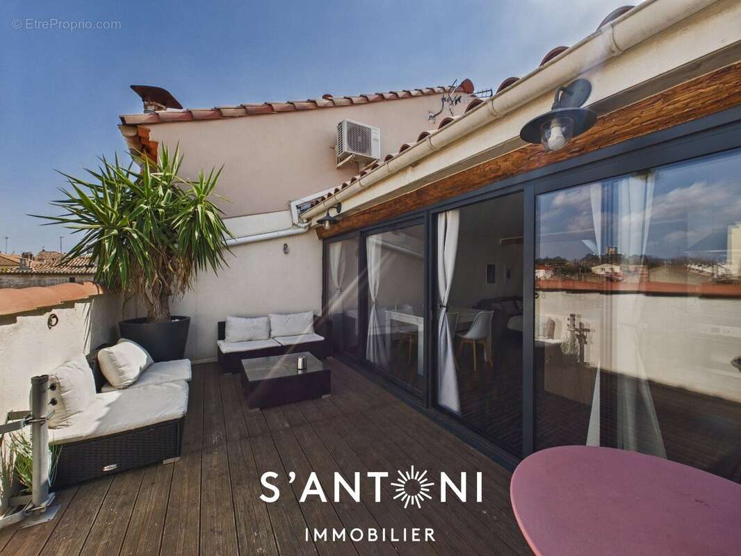 Béziers -quartier Clémenceau- T2 avec terrasse - photo 2