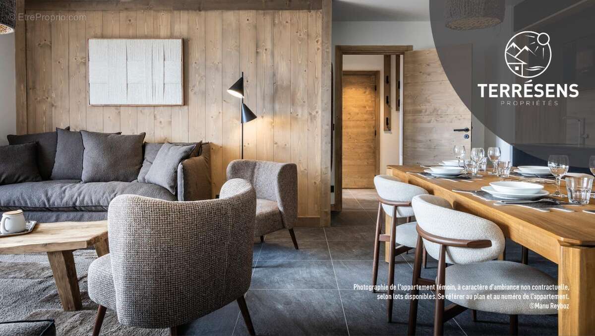 Appartement t3 - résidence le caprice blanc à la toussuire - photo 4