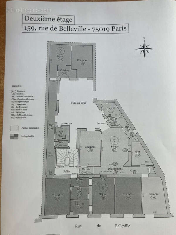 Appartement à PARIS-19E